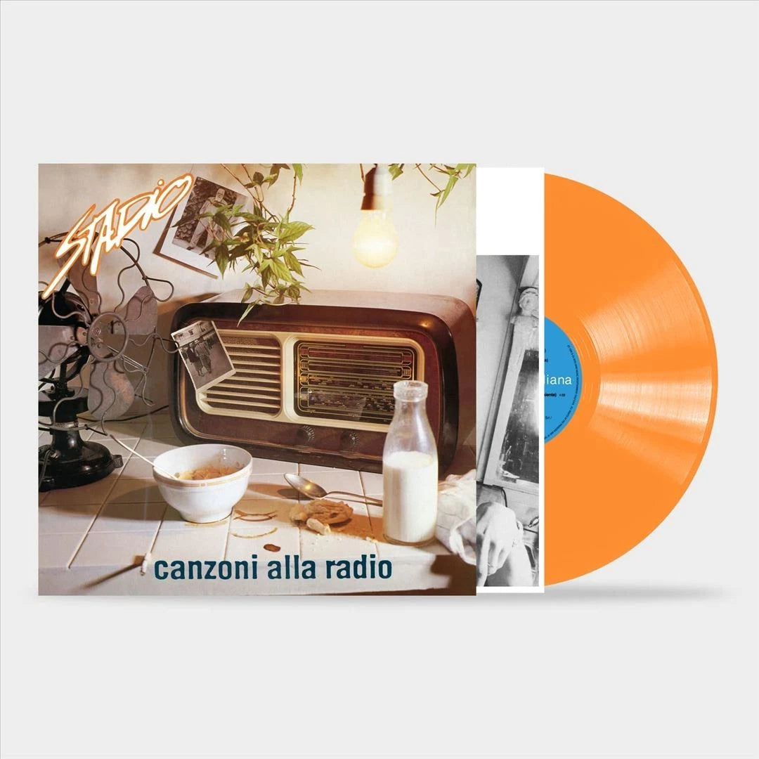 Stadio - Canzoni Alla Radio - 140-Gram Orange Colored Vinyl [LP] Vinyl Record Album Cover