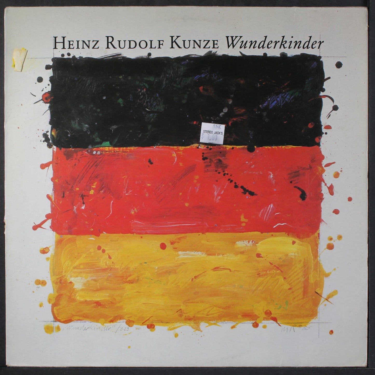 Heinz Kunze Rudolf - Wunderkinder (Hol) [LP] Vinyl Record Album Cover