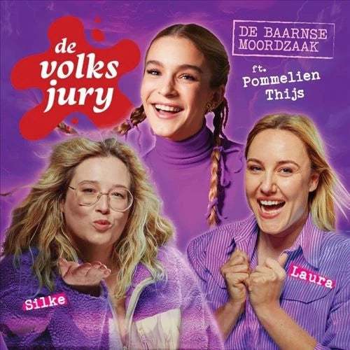 De Volksjury / Pommelien Thijs - De Baarnse Moordzaak (Ger) [LP] Vinyl Record Album Cover