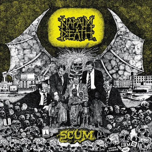 Napalm Death - Scum - White Vinyl [Colored Vinyl] (Wht) (Uk) Vinyl Record Album Cover