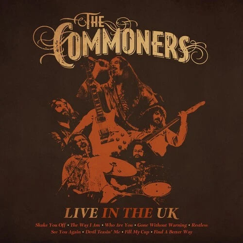 Commoners - Live In The Uk (Uk) [LP] Vinyl Record Album Cover