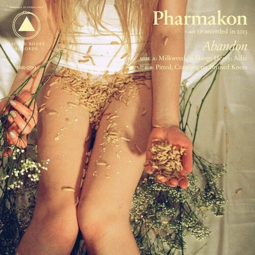 Pharmakon - Abandon (Blk) [Colored Vinyl] (Wht) (Can) Vinyl Record Album Cover