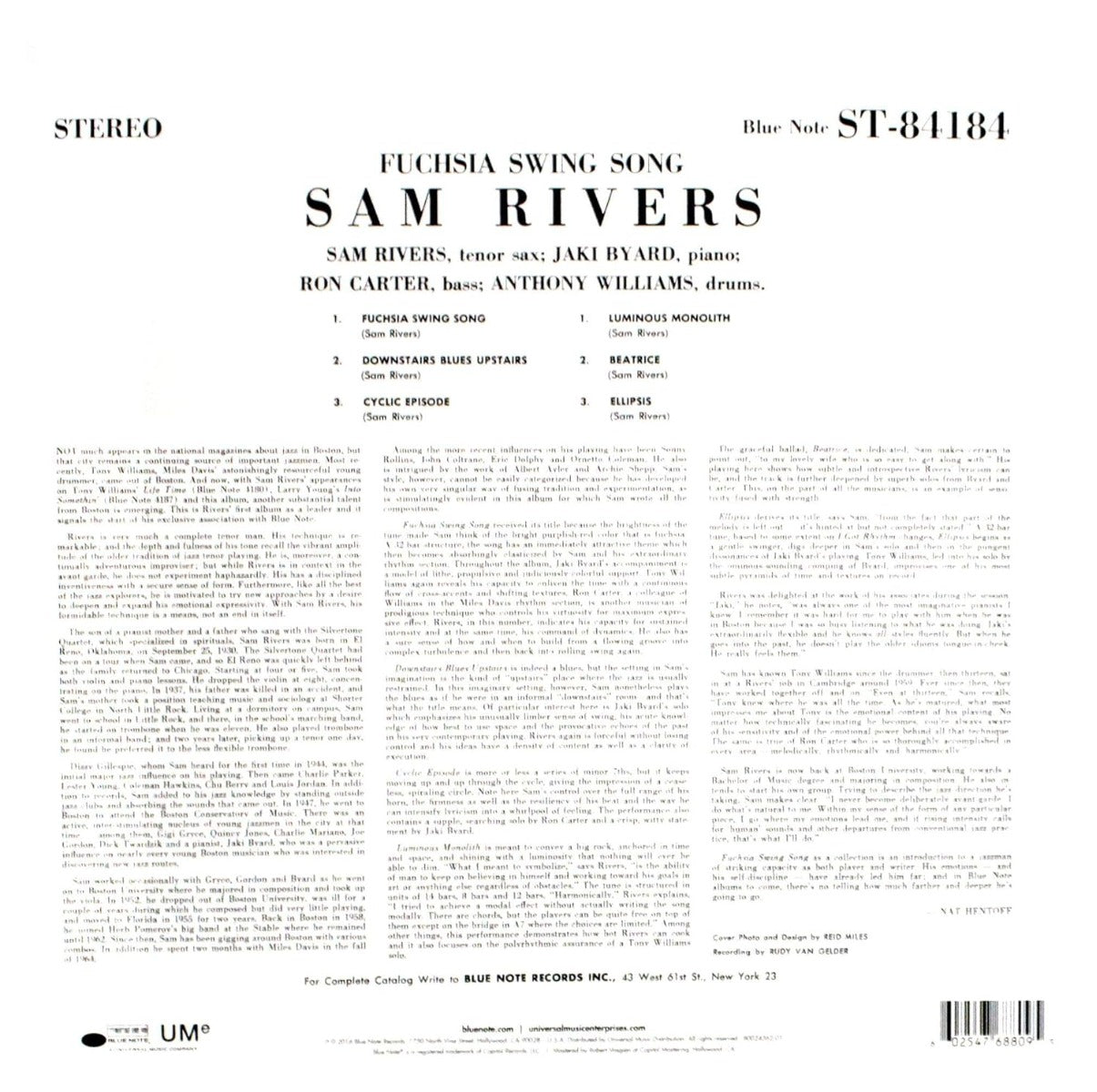 Fuchsia Swing Song Vinyl Record