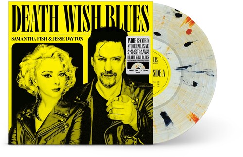 Death Wish Blues (Indie Exclusive, Limited Edition, Clear Vinyl, Black, Orange) Vinyl Record