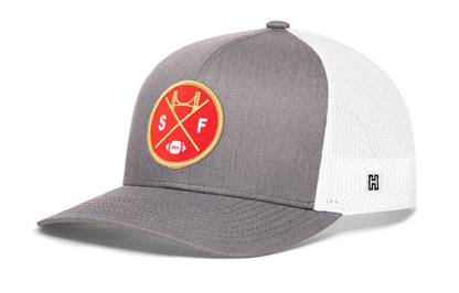 San Francisco Haka Trucker Hat  |  Black SF X Football Snapback