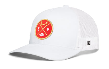 San Francisco Haka Trucker Hat  |  Black SF X Football Snapback