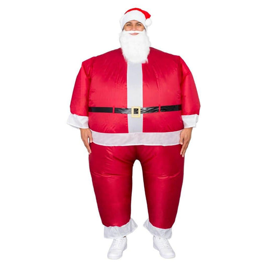 Santa Claus Inflatable Chub Suit?? Costume With Beard and Hat