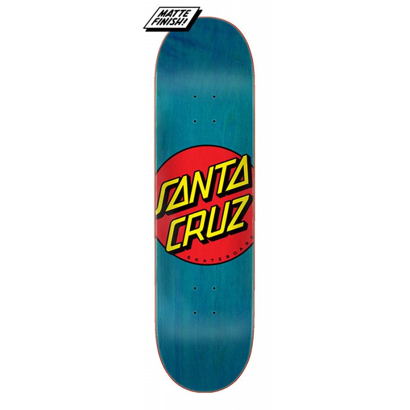 Santa Cruz Classic Dot Skateboard Deck - 8.5" Blue