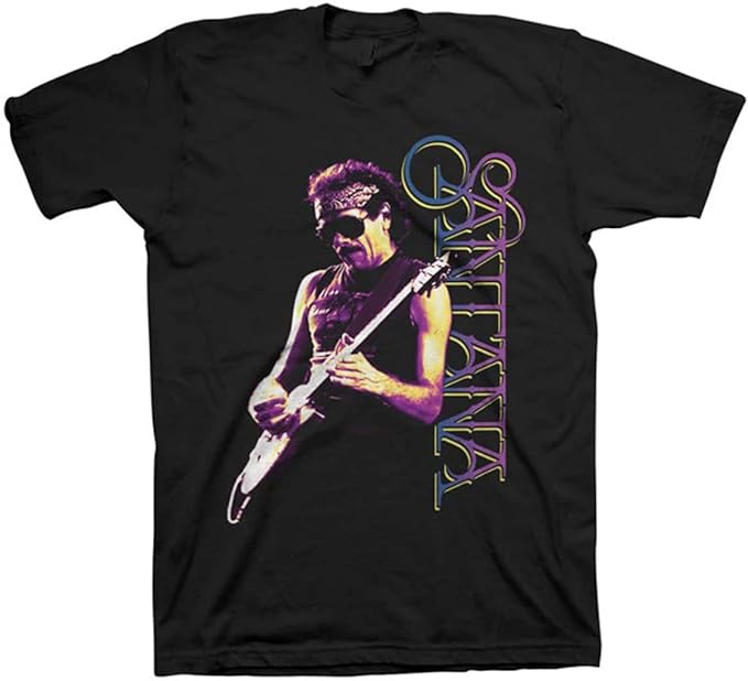 Santana Jammin on Guitar Mens T-shirt