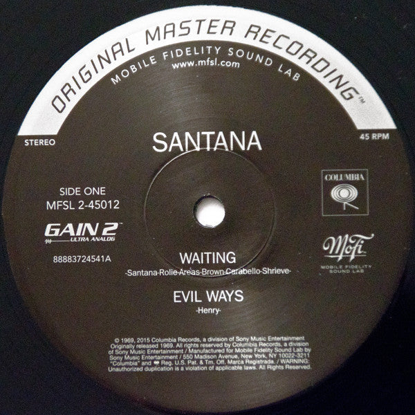 Santana - Santana  Vinyl Record