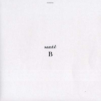 SANTE & RE.YOU - B Vinyl Record