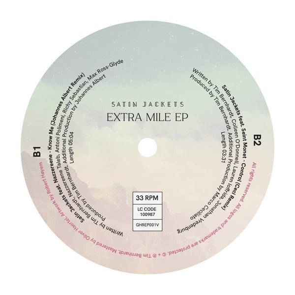 SATIN JACKETS - Extra Mile [12"] [Vinyl] Vinyl Record