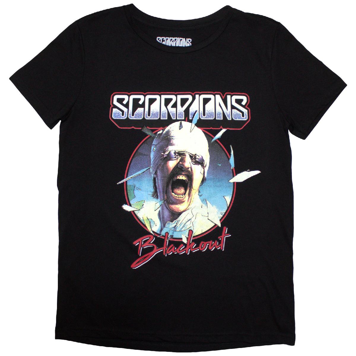 Scorpions Blackout Tour '82 Womens T Shirt Black