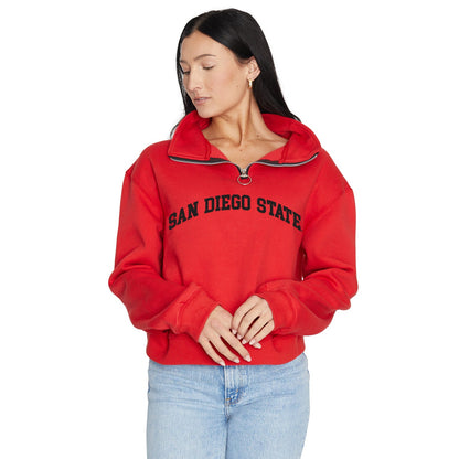 San Diego State Aztecs Quarter Zip Sweatshirt Officially Licensed