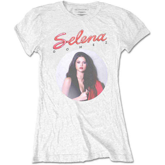 Selena Gomez 80's Glam Womens T Shirt White