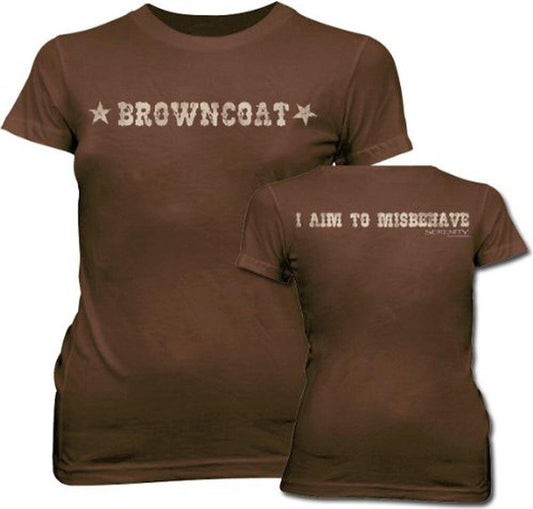 Serenity Browncoat Aim to Misbehave T-shirt