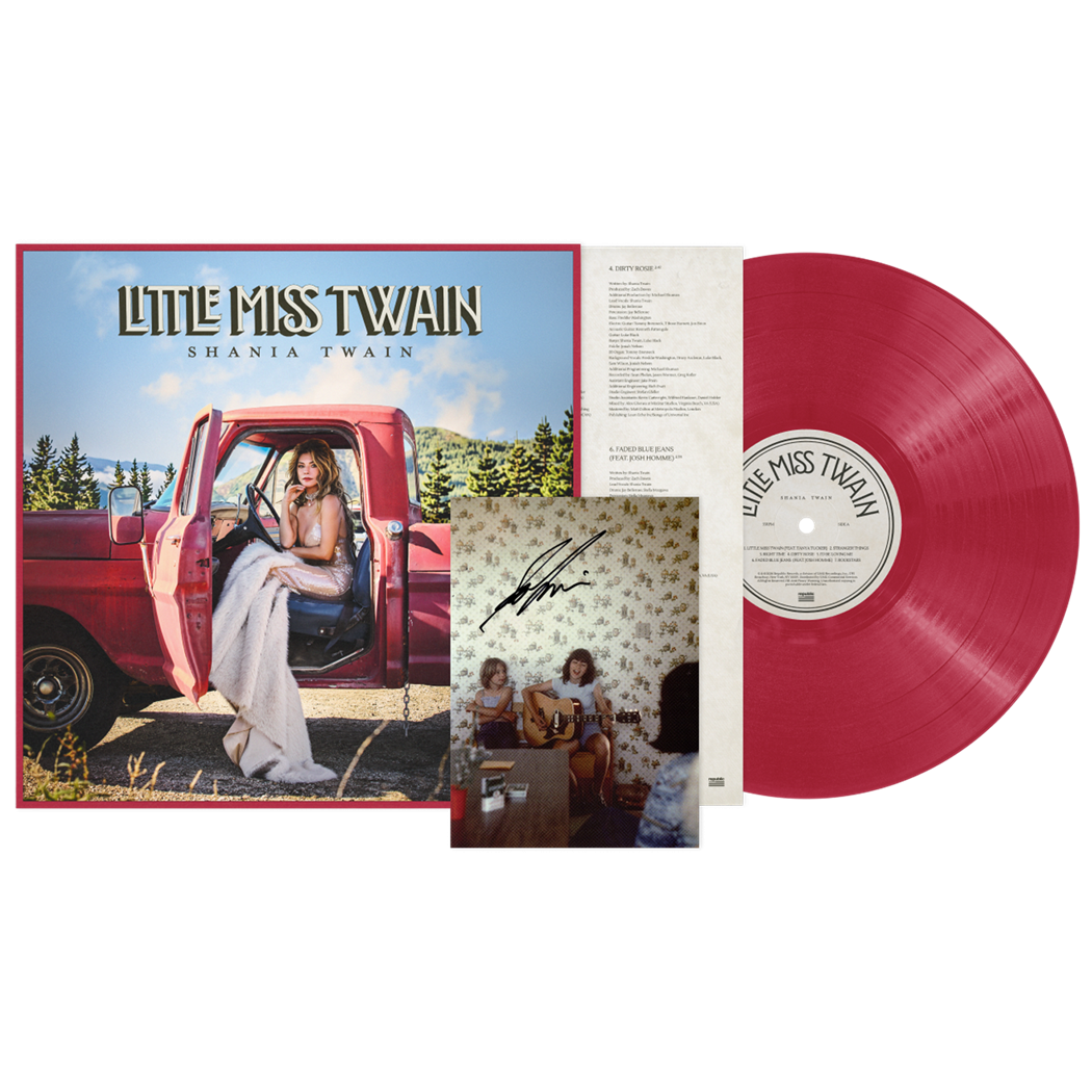 Shania Twain - Little Miss Twain (Limited Indie Exclusive) [Rosie Red LP] [Signed Insert] [Vinyl] Vinyl Record