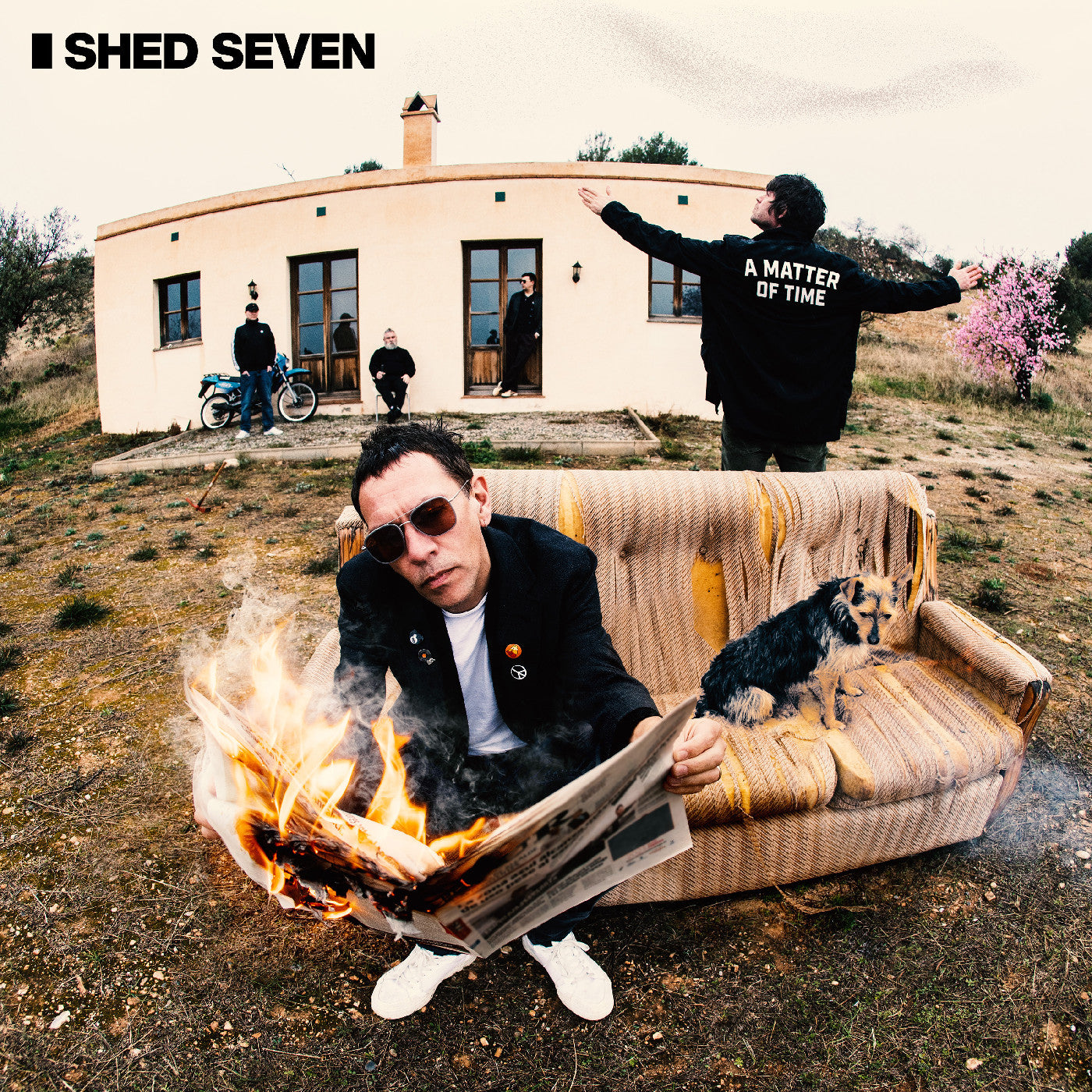 PRE-ORDER Shed Seven - A Matter Of Time [Black/Red Marble Vinyl] [Vinyl] Vinyl Record