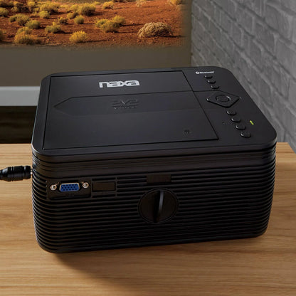 Naxa 150” Home Theater 720P LCD Projector with Built-In DVD Player (NVP-2500)