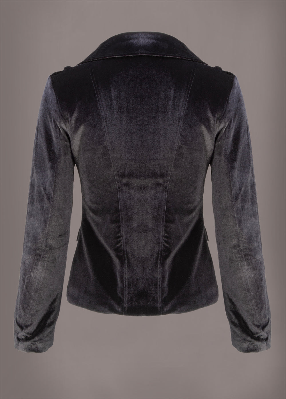 Ride On Black Velvet Moto Jacket