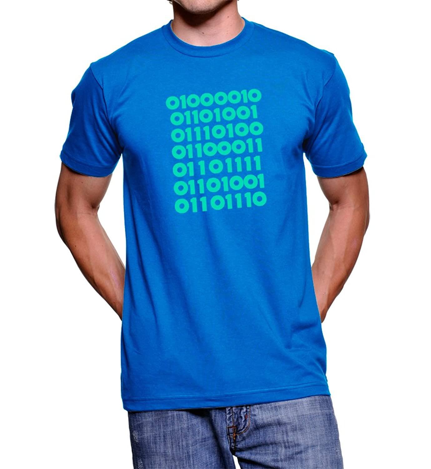 Silicon Valley Bitcoin in Binary T-shirt