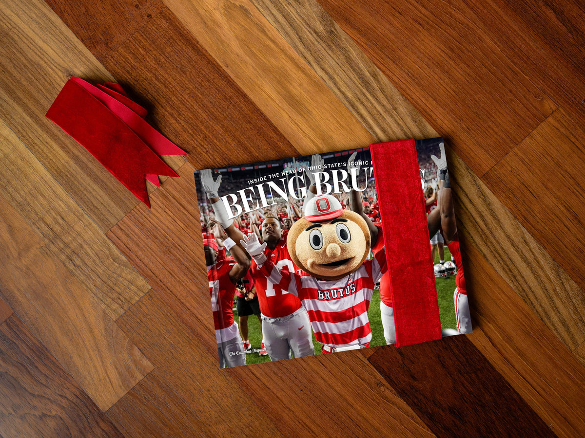 Being Brutus: Inside the Head of Ohio State's Iconic Mascot Book - PREORDER ships 11/27/2026