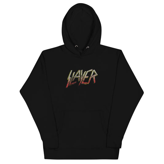 Slayer Gradient Logo Mens Hoodie Black