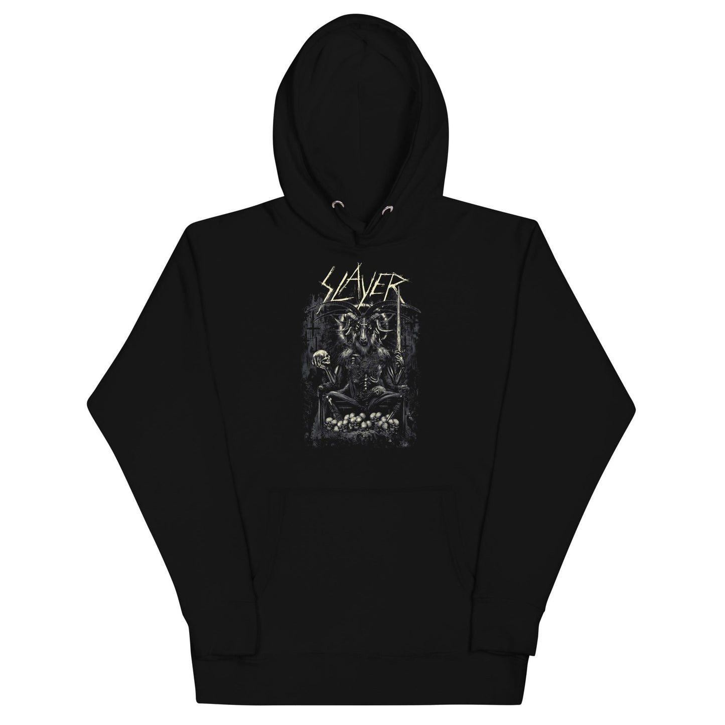 Slayer Demon Head Mens Hoodie Black