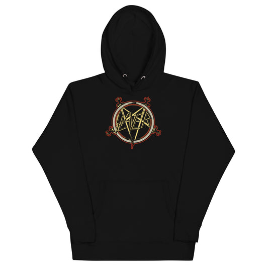 Slayer Pentagram Logo Mens Hoodie Black