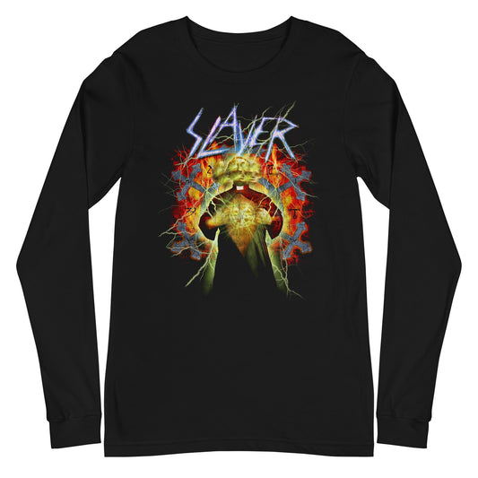 Slayer Awakening Mens Long Sleeve Shirt Black