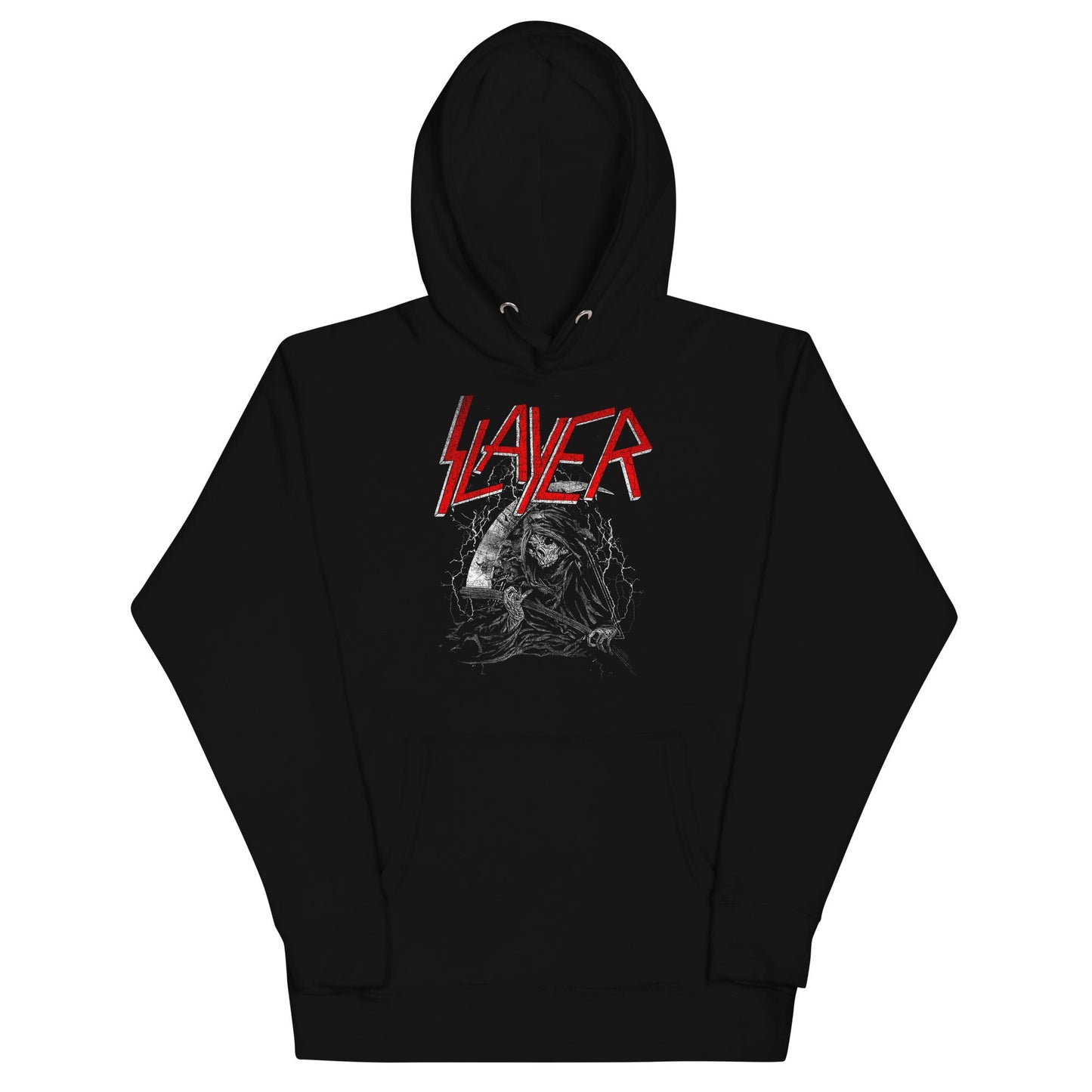 Slayer Grim Reaper Mens Hoodie Black