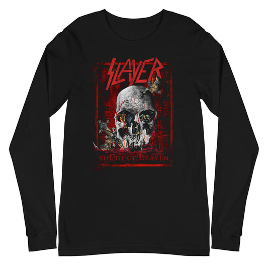 Slayer South of Heaven Mens Long Sleeve Shirt Black