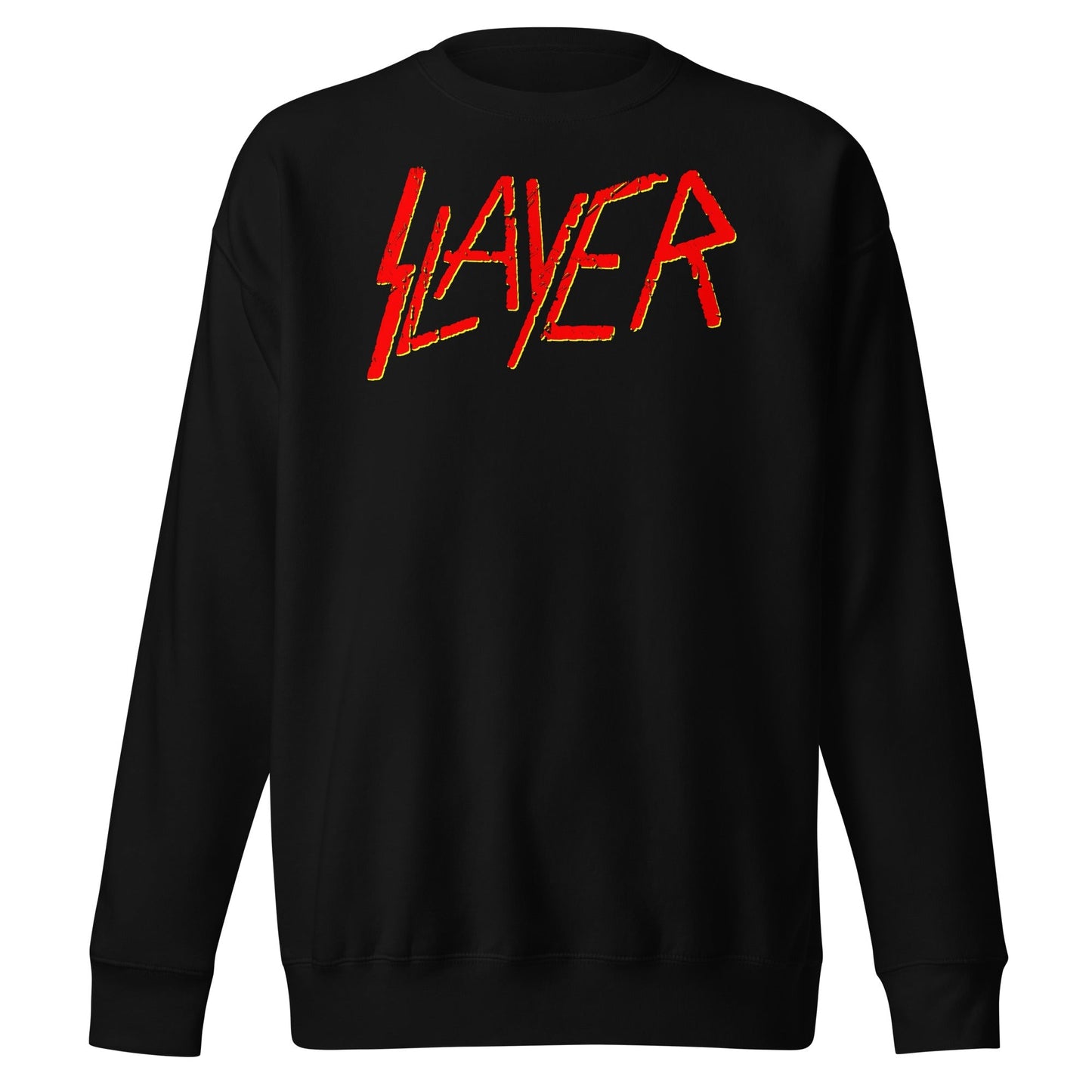 Slayer Red Logo Mens Sweatshirt Black