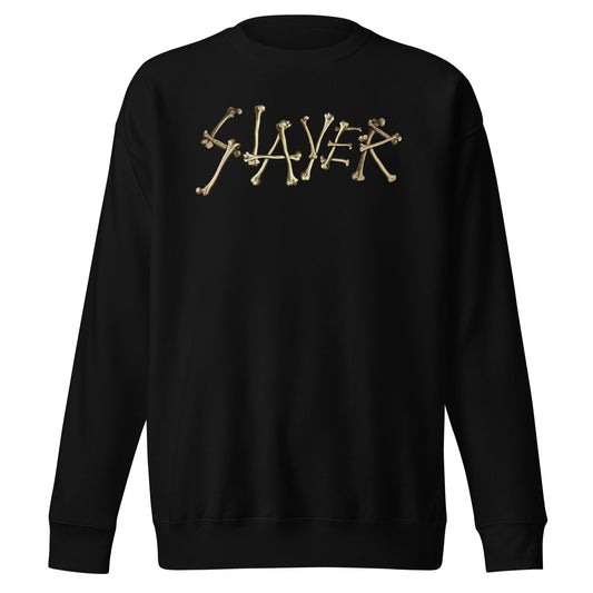 Slayer Bone Logo Mens Sweatshirt Black