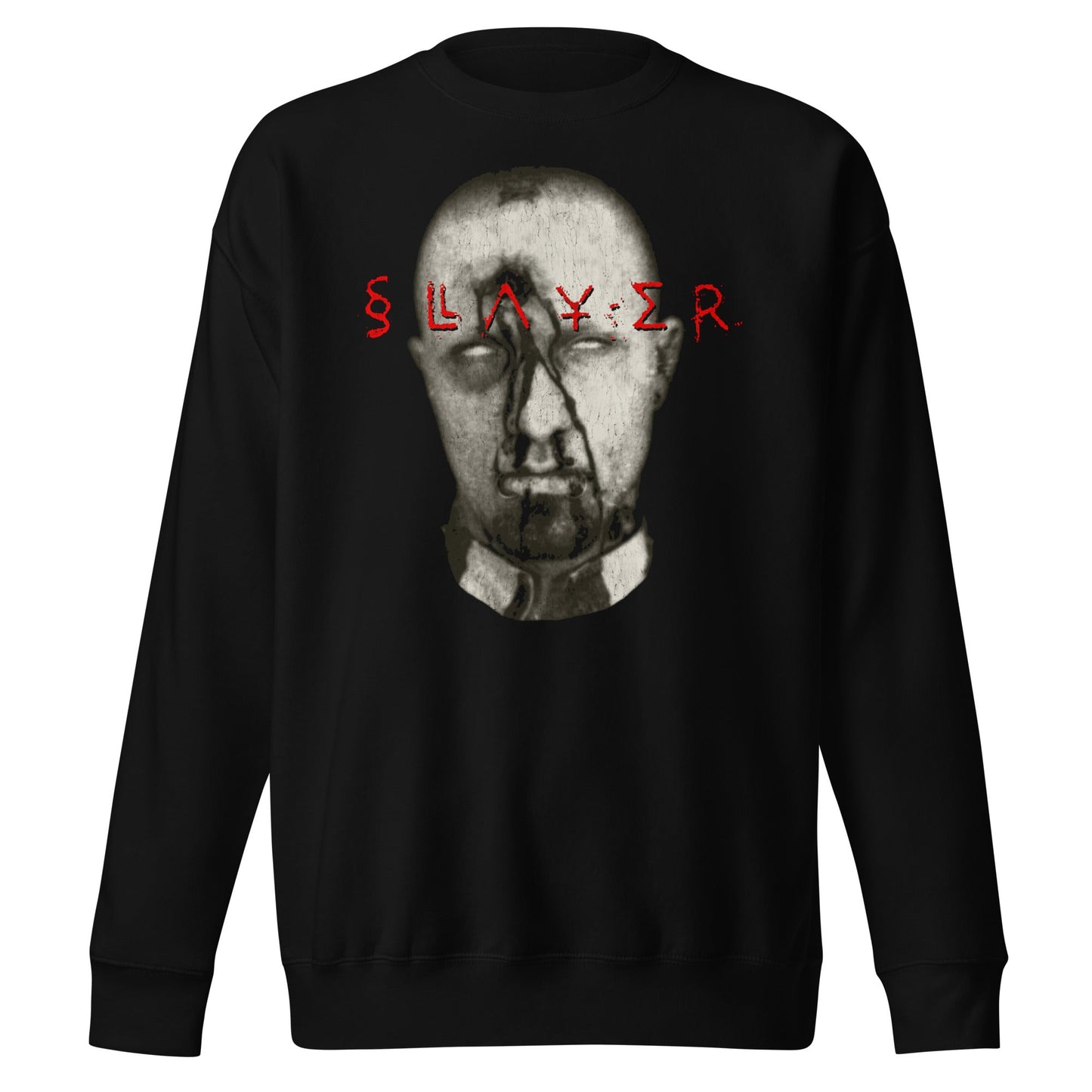 Slayer Blank Eyes Mens Sweatshirt Black