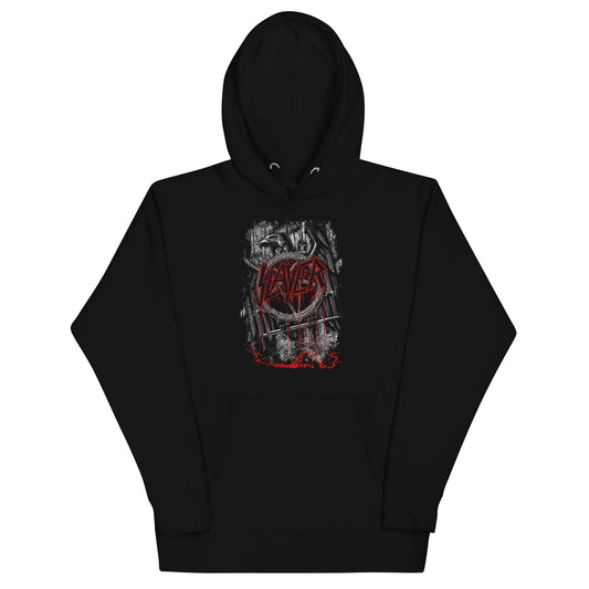 Slayer Eagle Logo Mens Hoodie Black