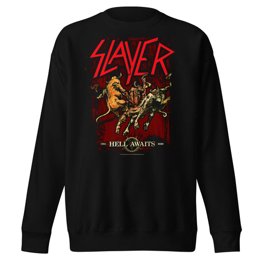 Slayer Hell Awaits Mens Sweatshirt Black