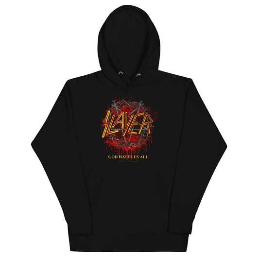 Slayer God Hates Us All Mens Hoodie Black