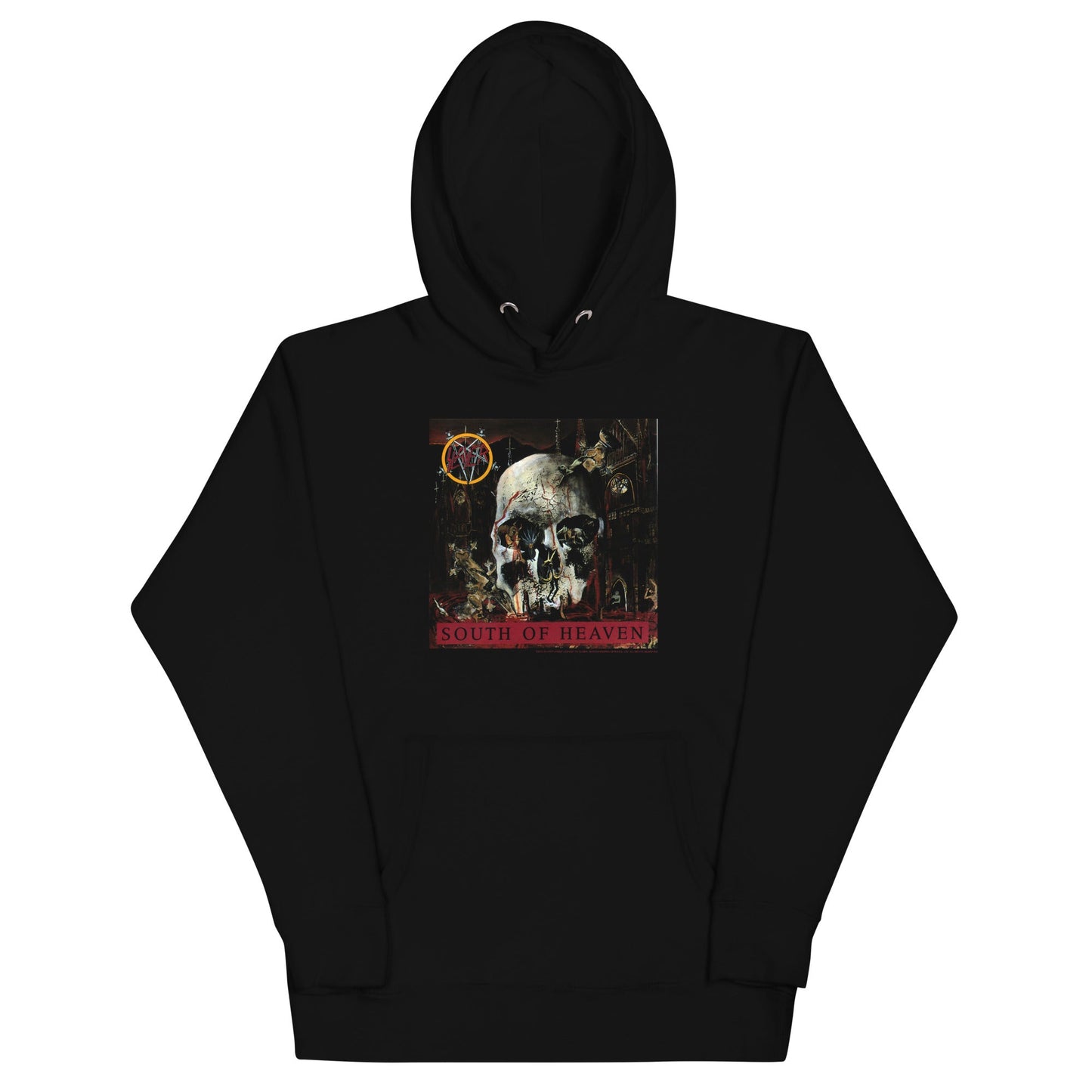 Slayer Heaven Cover Mens Hoodie Black