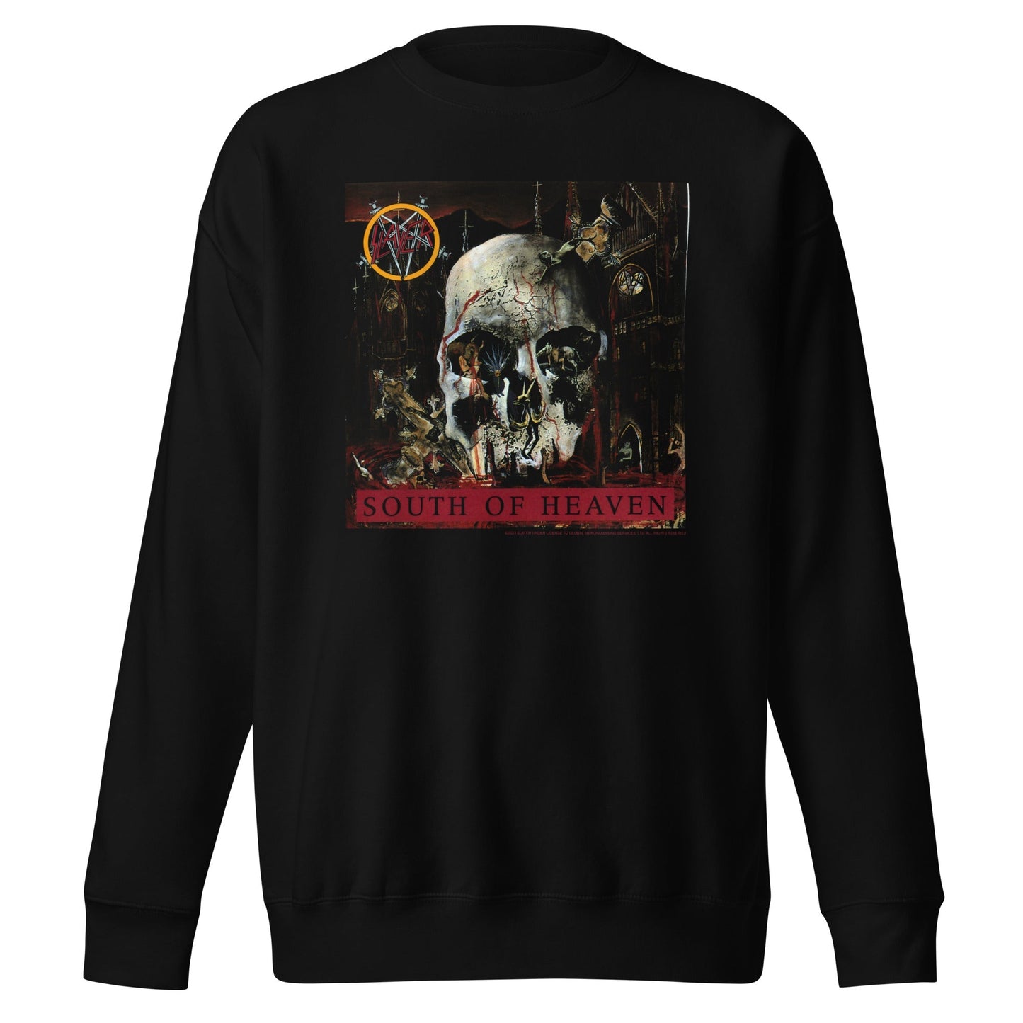 Slayer Heaven Cover Mens Sweatshirt Black