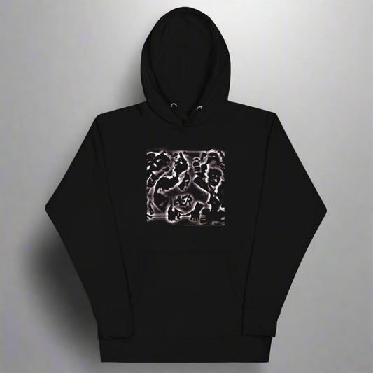 Slayer Abstract Logo Mens Hoodie Black