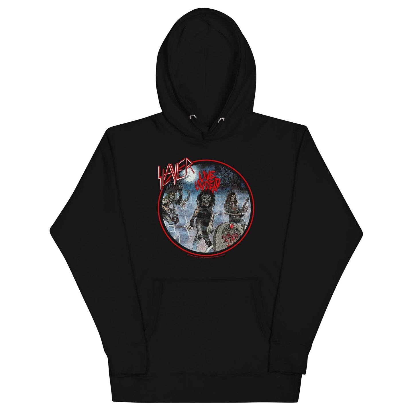 Slayer Death Rock Mens Hoodie Black