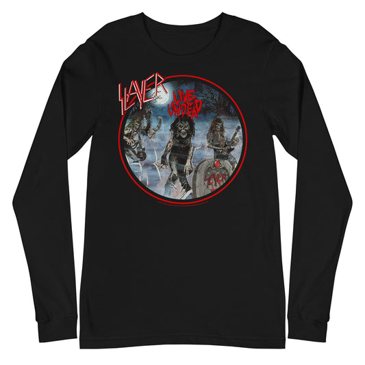 Slayer Death Rock Mens Long Sleeve Shirt Black