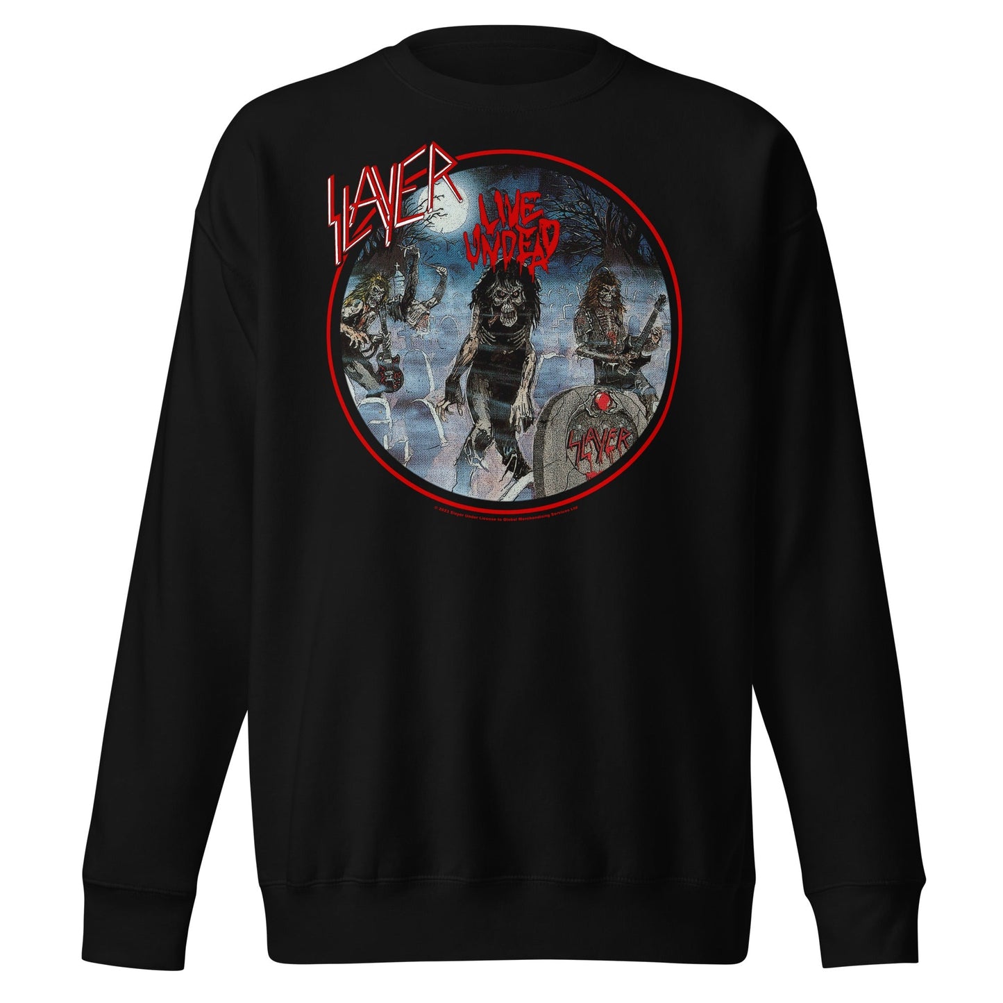 Slayer Death Rock Mens Sweatshirt Black