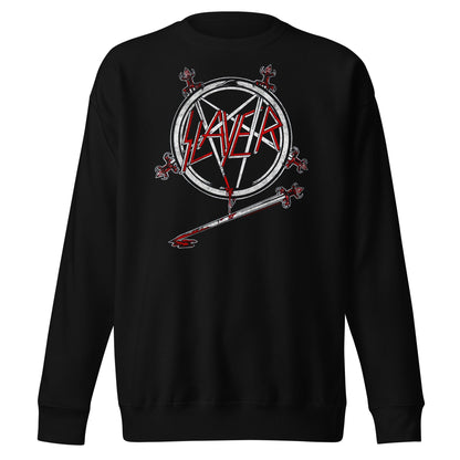 Slayer Sword Logo Mens Sweatshirt Black