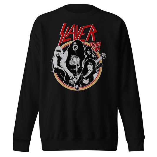 Slayer Tour '84 Mens Sweatshirt Black