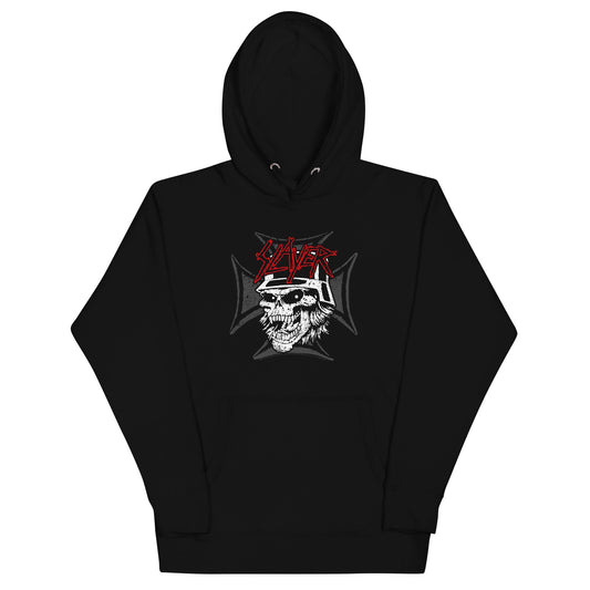 Slayer Sticks and Skulls Mens Hoodie Black