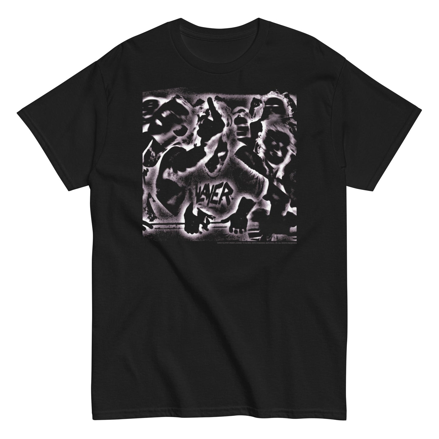 Slayer Abstract Logo Mens T Shirt Black