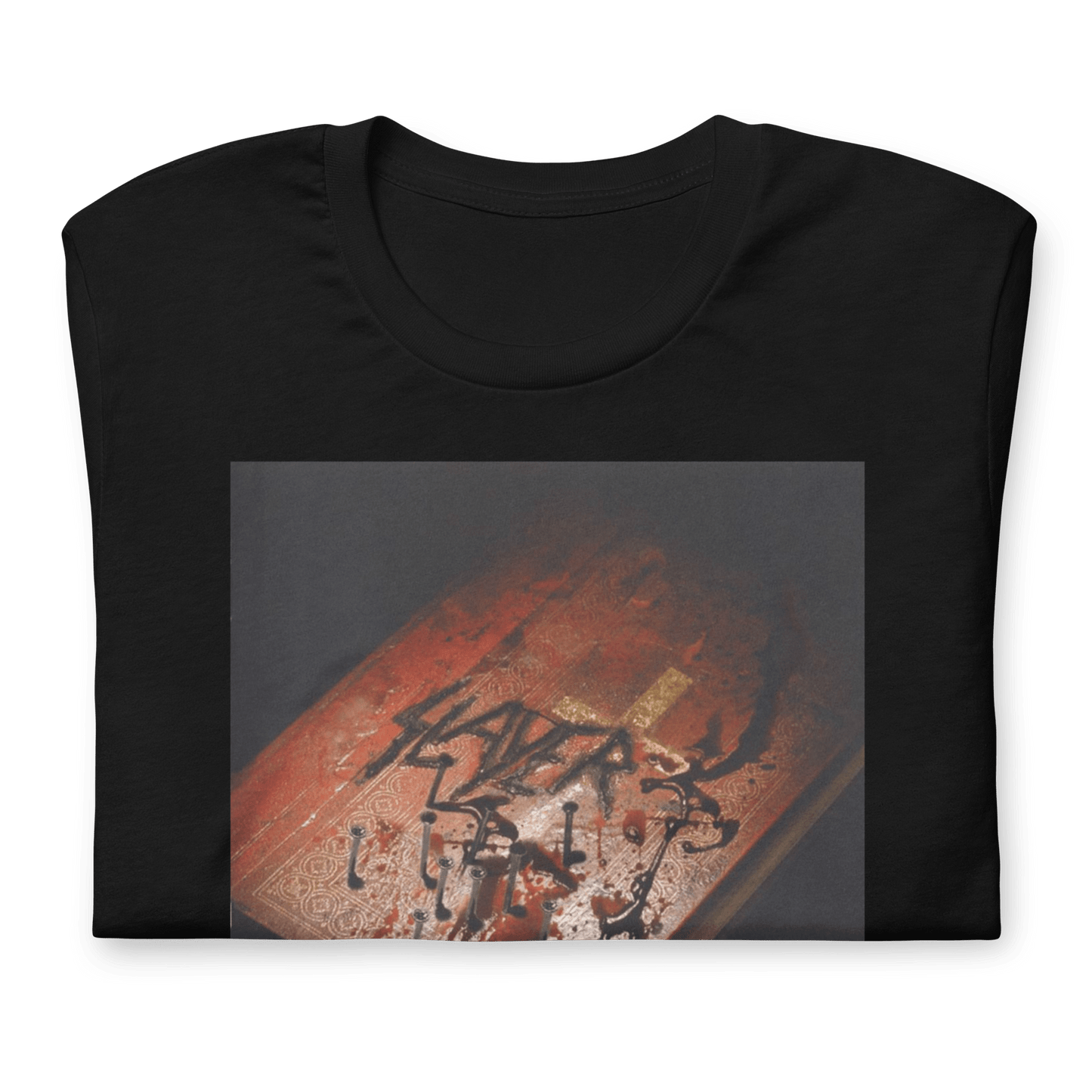 Slayer Bible Logo Officially Licensed Mens T Shirt Black
