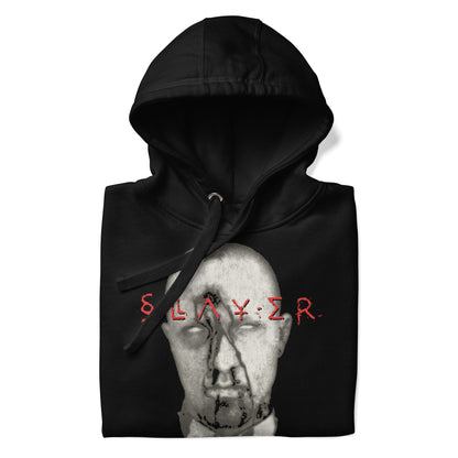 Slayer Blank Eyes Classic Mens Officially Licensed Hoodie Black